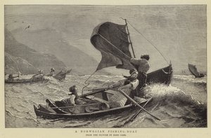 Um barco de pesca norueguês